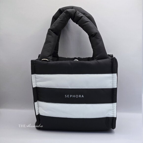 Sephora Puffy Mini Tote Bag Miniature Shopping Bag Limited 2025 New in Packaging - Picture 1 of 17